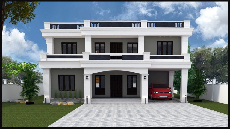 Final Rendered Image of The Residence